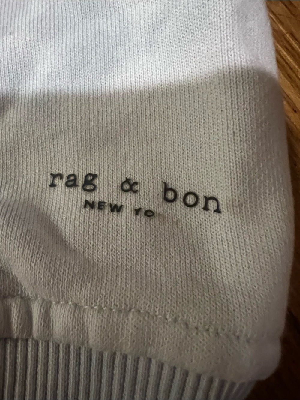 rag & bone Women's Light Blue Tie-Dye Crewneck Sweatshirt - Picture 11 of 11